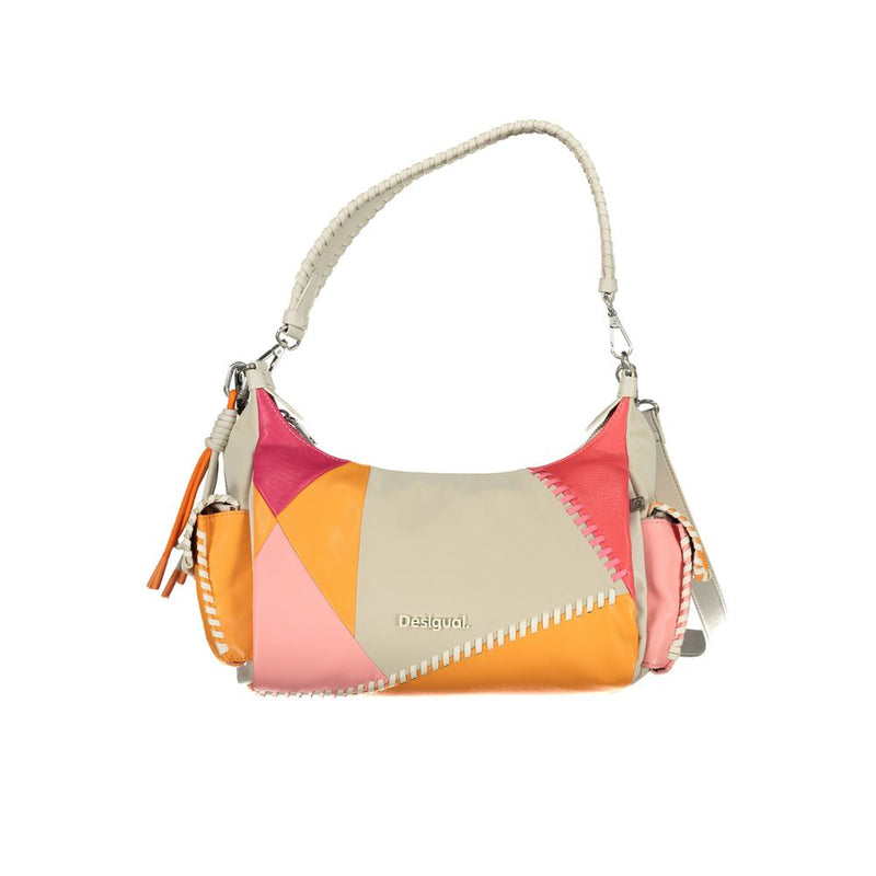 Beige Polyethylene Handbag Desigual