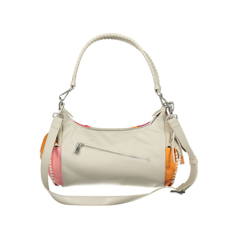 Beige Polyethylene Handbag Desigual