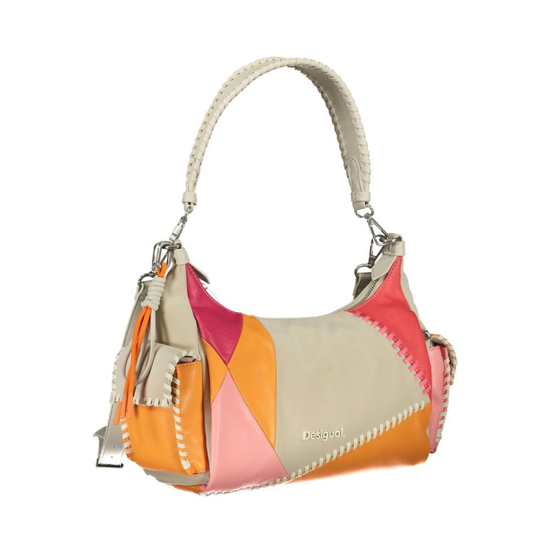 Beige Polyethylene Handbag Desigual