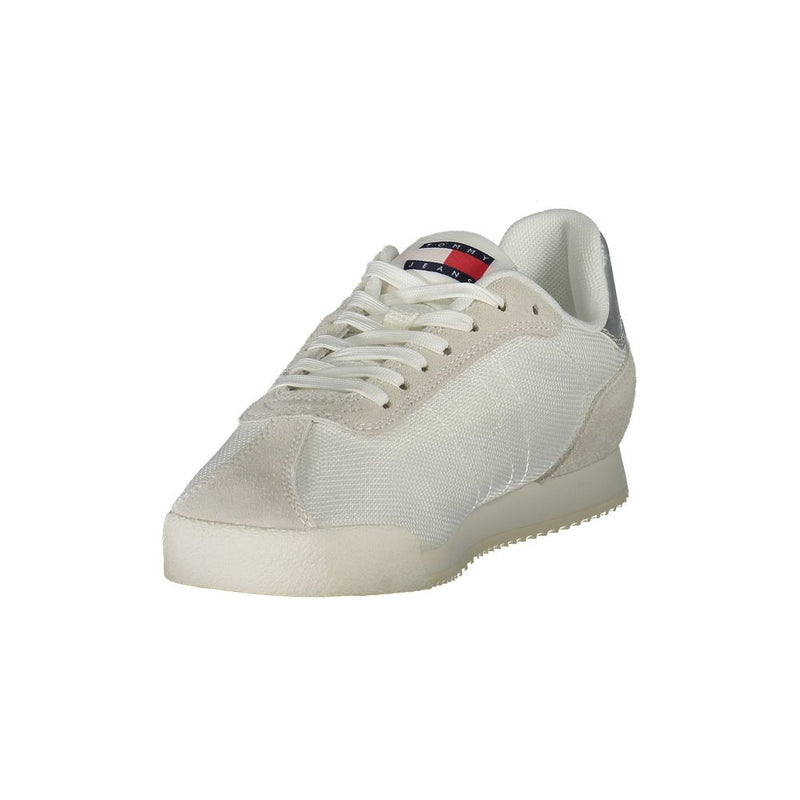 White Polyester Women Sneaker Tommy Hilfiger