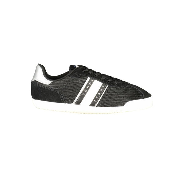 Black Polyester Women Sneaker Tommy Hilfiger