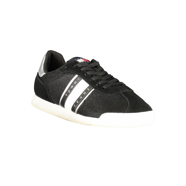 Black Polyester Women Sneaker Tommy Hilfiger