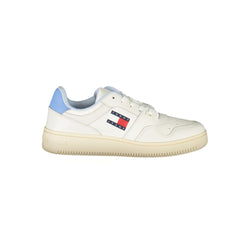 White Leather Women Sneaker Tommy Hilfiger