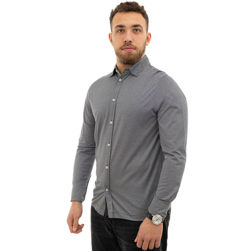 Bicolor Cotton Shirt Canali