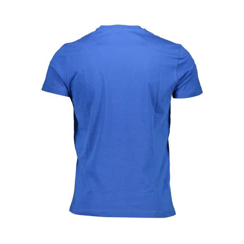 Blue Cotton Men T-Shirt Diesel