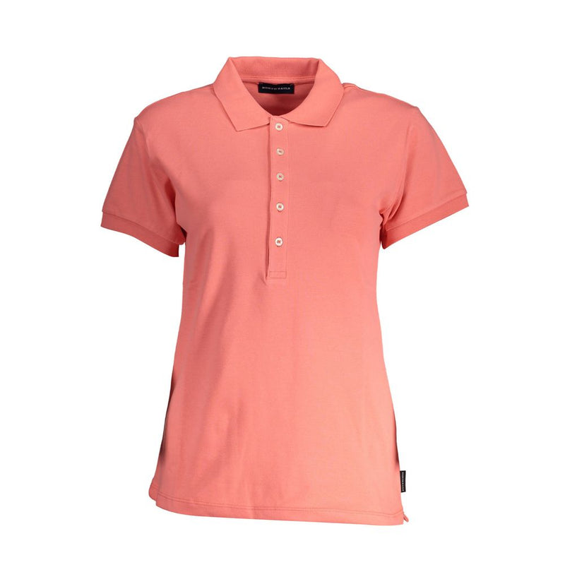 Pink Cotton Women Polo Shirt North Sails