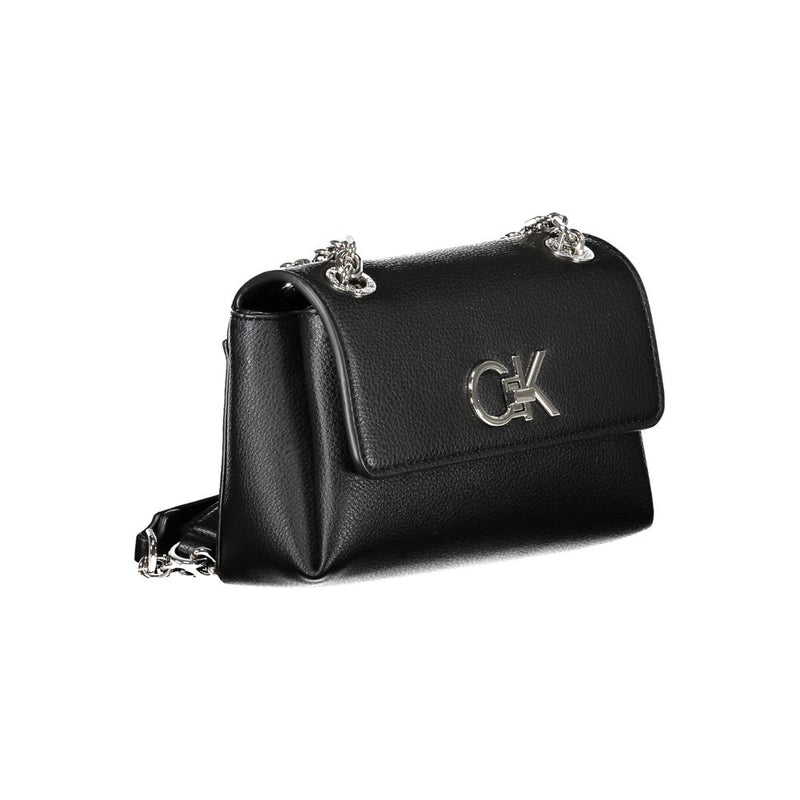 Black Polyethylene Women Handbag Calvin Klein
