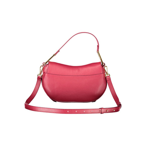 Red Leather Women Handbag Coccinelle