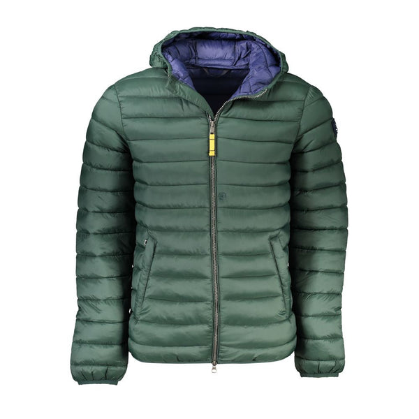 Green Polyamide Men Jacket Armata Di Mare