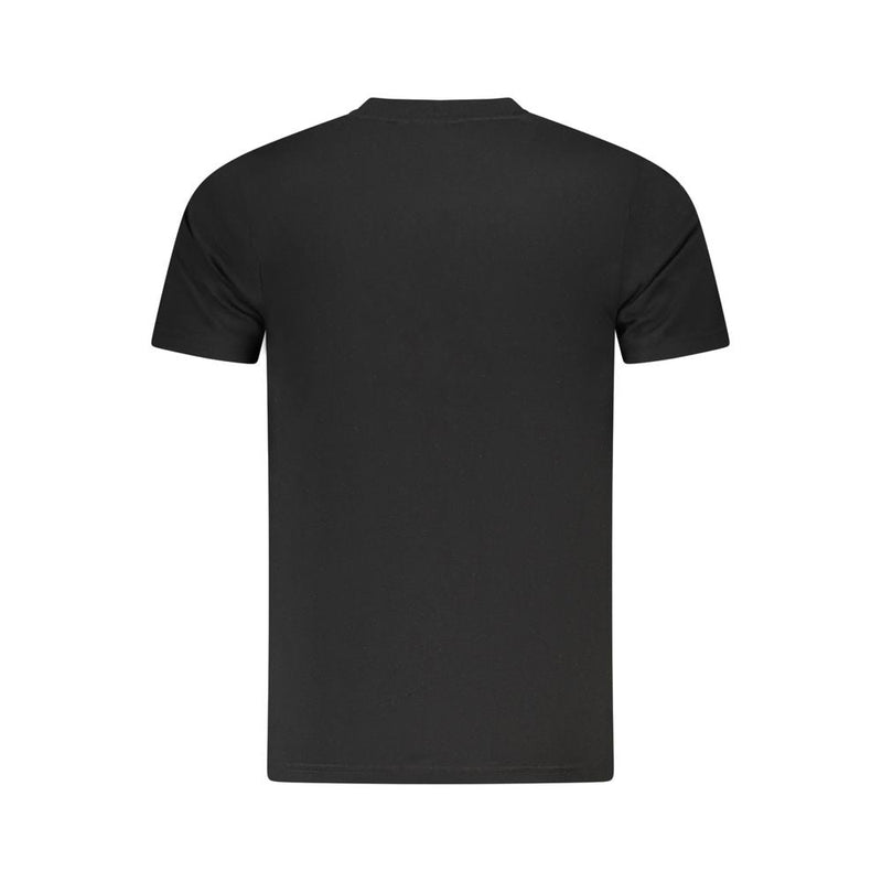 Black Cotton Men T-Shirt Cavalli Class