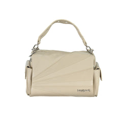 Beige Polyethylene Handbag Desigual