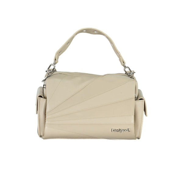 Beige Polyethylene Handbag Desigual