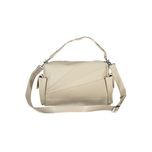Beige Polyethylene Handbag Desigual