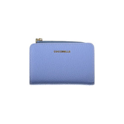 Light Blue Leather Women Wallet Coccinelle
