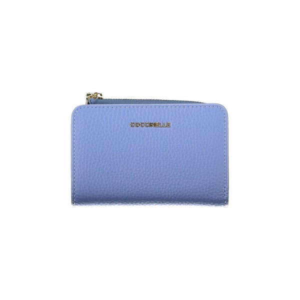 Light Blue Leather Women Wallet Coccinelle