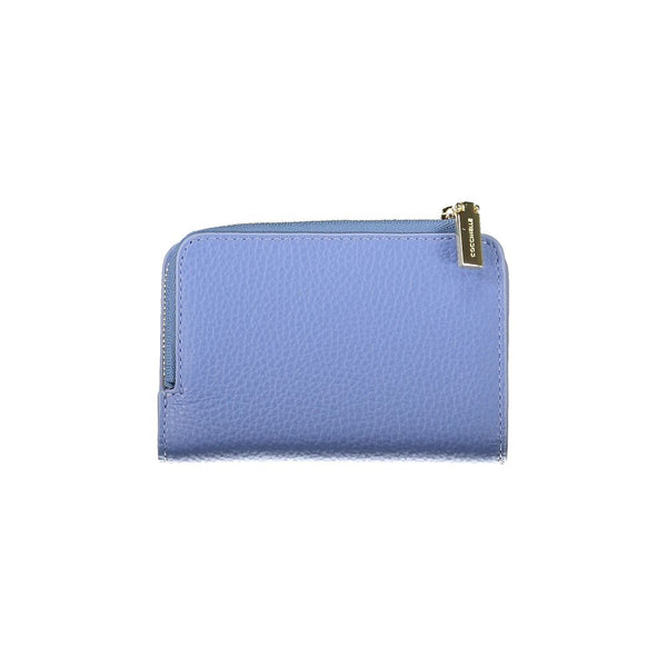 Light Blue Leather Women Wallet Coccinelle