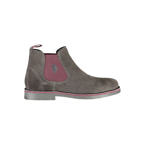 Brown Leather Men's Boot U.S. POLO ASSN.