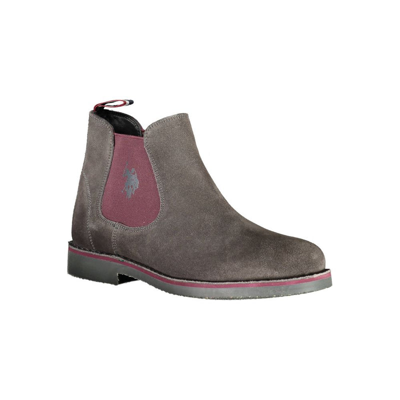 Brown Leather Men's Boot U.S. POLO ASSN.