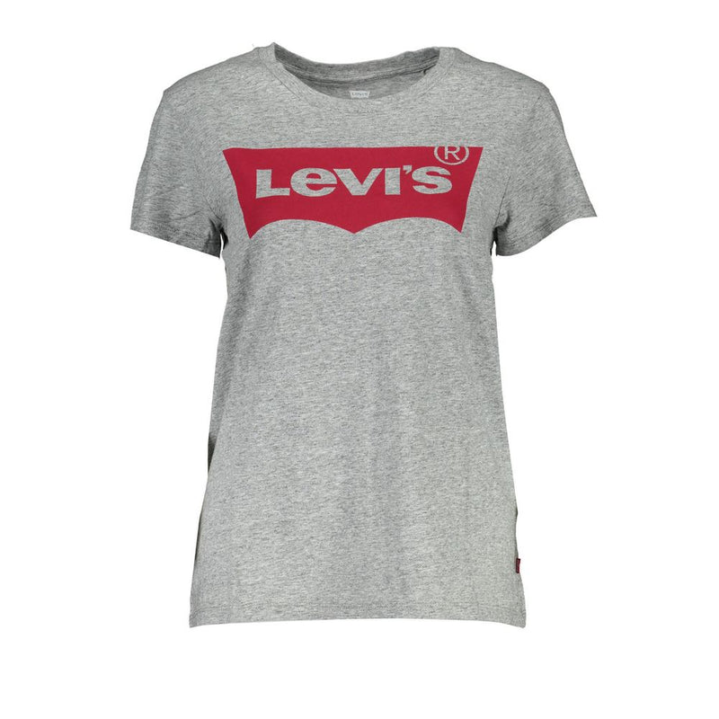 Gray Cotton Unisex T-Shirt Levi's