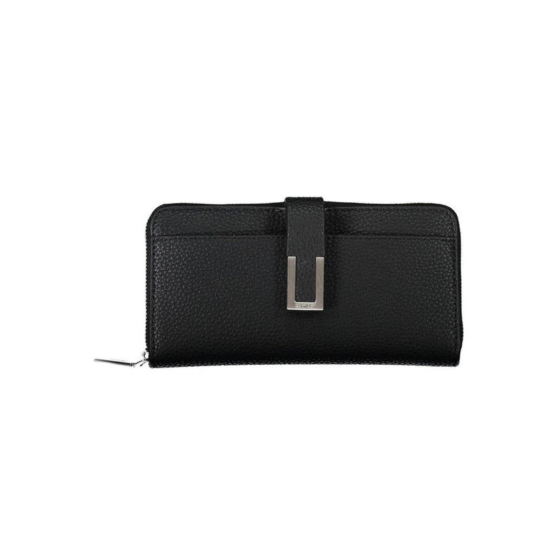Black Polyester Women Wallet Calvin Klein