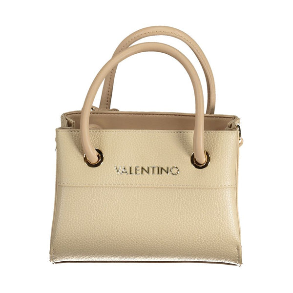 Beige Polyethylene Handbag Valentino Bags