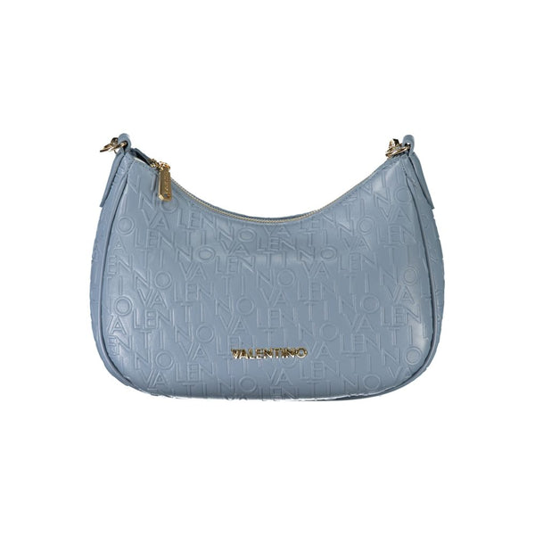 Light Blue Polyethylene Women Handbag Valentino Bags
