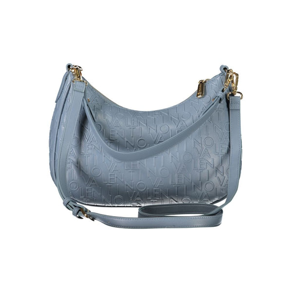 Light Blue Polyethylene Women Handbag Valentino Bags