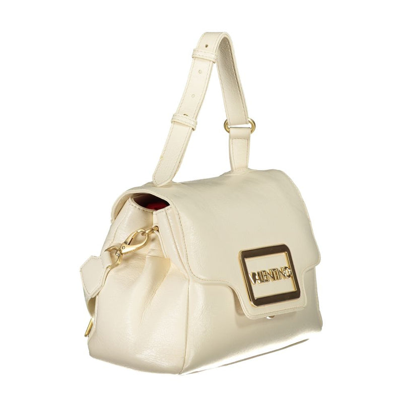 Beige Polyethylene Women Handbag Valentino Bags