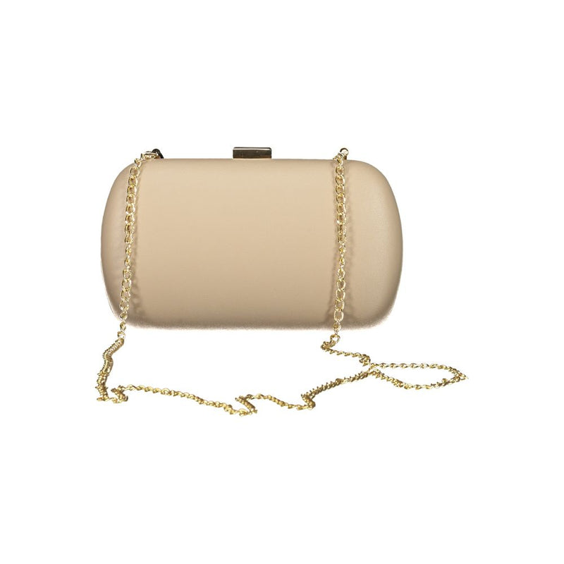 Beige Polyethylene Women Handbag Valentino Bags
