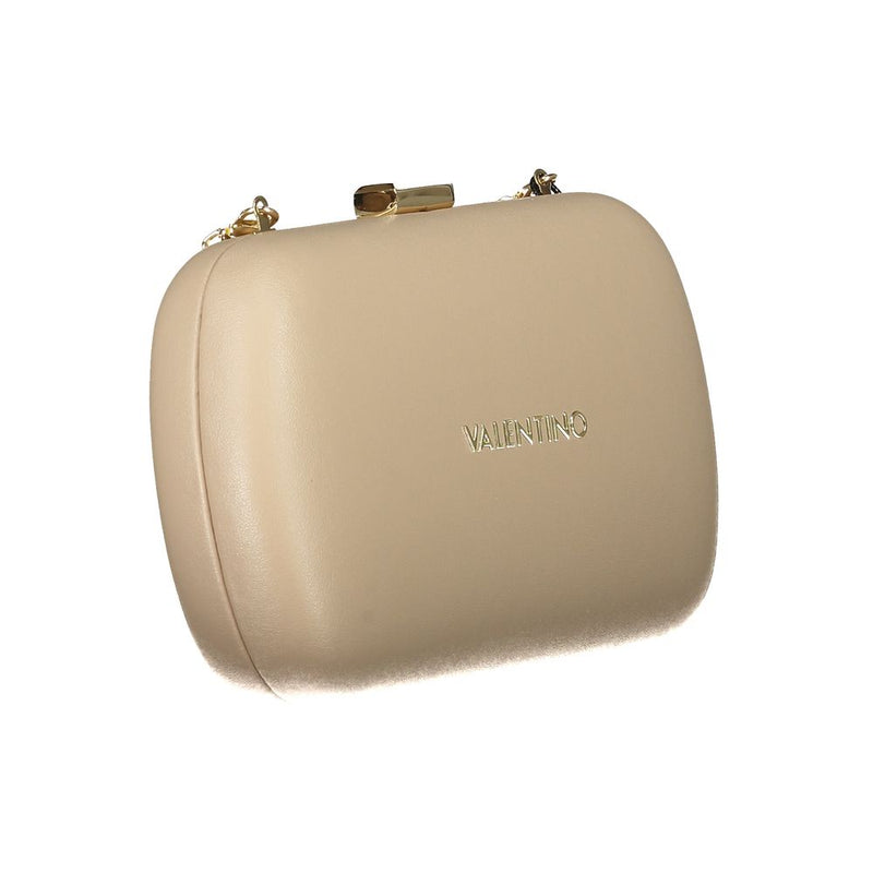 Beige Polyethylene Women Handbag Valentino Bags