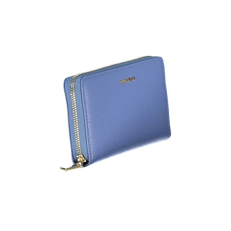 Light Blue Leather Women Wallet Coccinelle