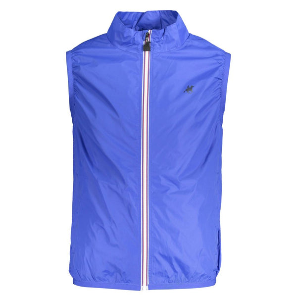 Blue Nylon Jacket U.S. Grand Polo