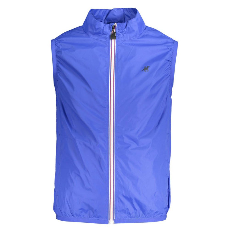 Blue Nylon Jacket U.S. Grand Polo