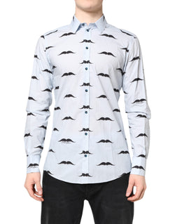 Light Blue Cotton MARTINI Formal Dress Shirt Dolce & Gabbana