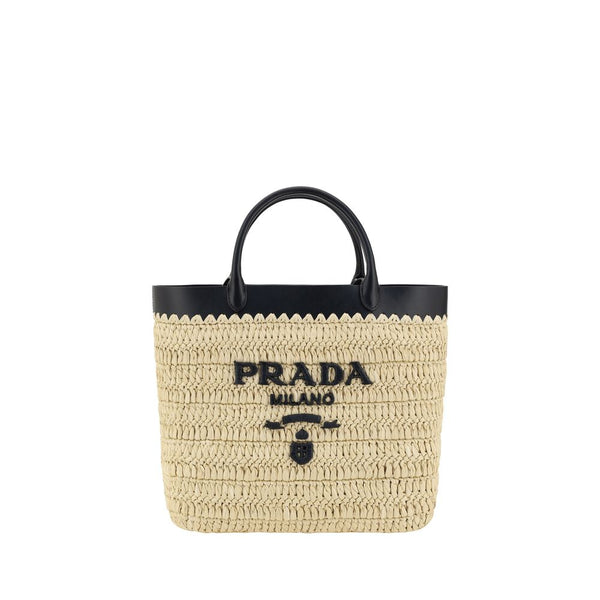 Woven raffia Tote Bag Prada