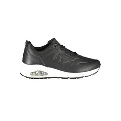 Black Polyester Women Sneaker Laura Biagiotti