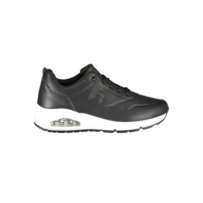 Black Polyester Women Sneaker Laura Biagiotti