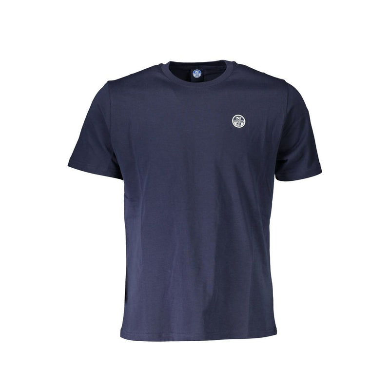 Blue Cotton Men T-Shirt North Sails