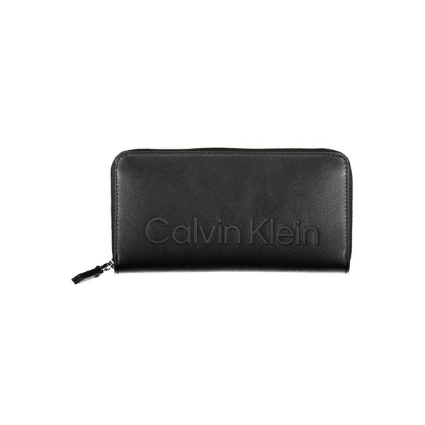 Black Polyethylene Women Wallet Calvin Klein