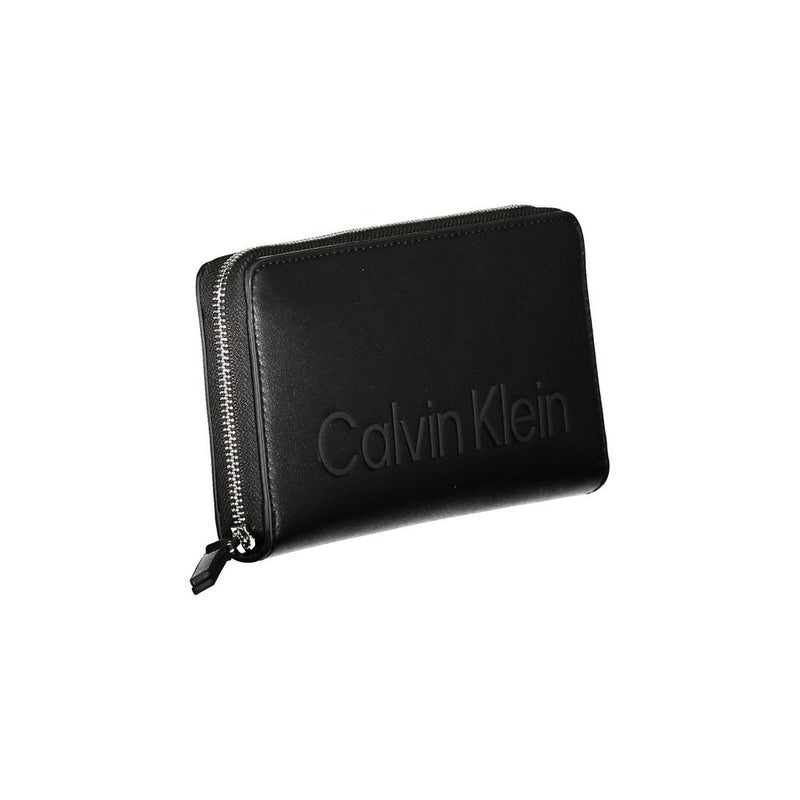 Black Polyethylene Women Wallet Calvin Klein