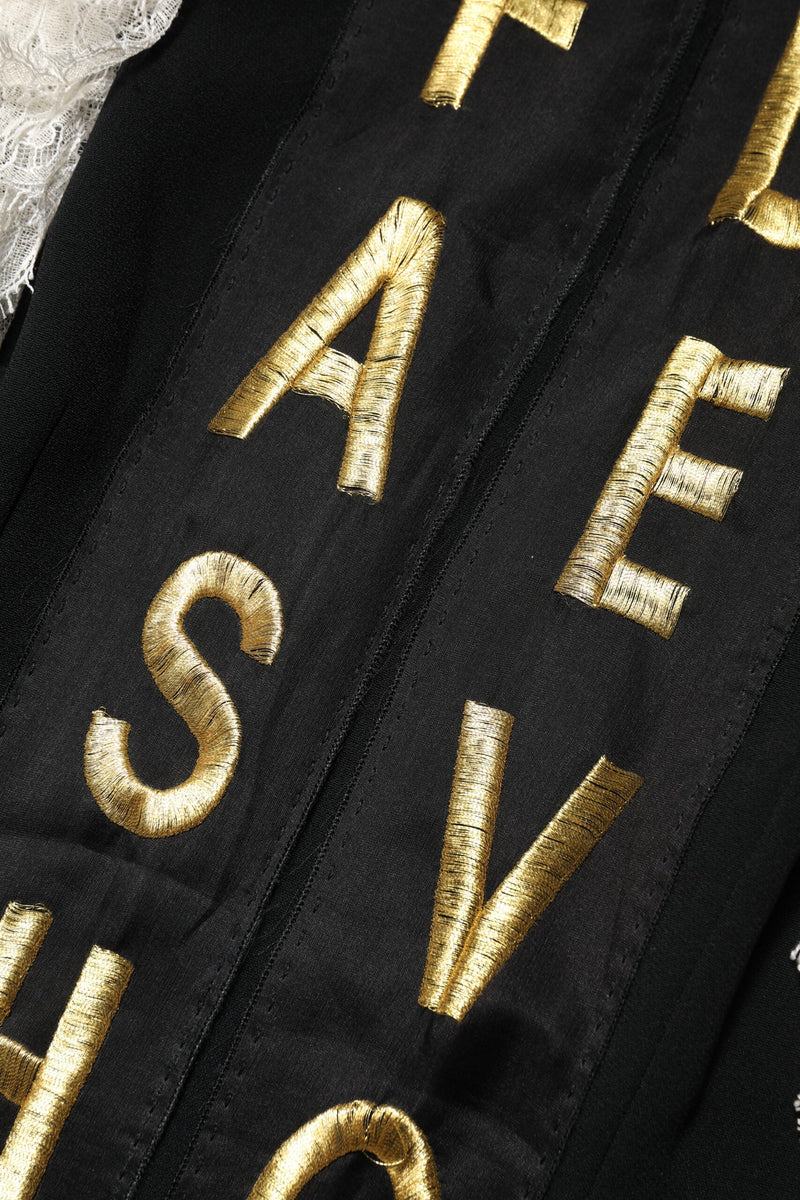Black Fashion Devotion Embellish Mini Dress Dolce & Gabbana