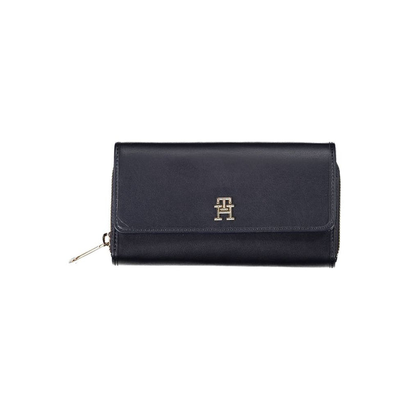 Blue Polyethylene Women Wallet Tommy Hilfiger