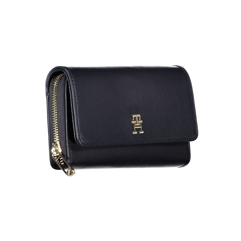 Blue Polyethylene Women Wallet Tommy Hilfiger