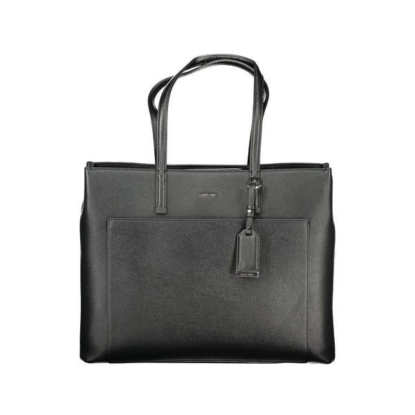 Black Polyethylene Women Handbag Calvin Klein
