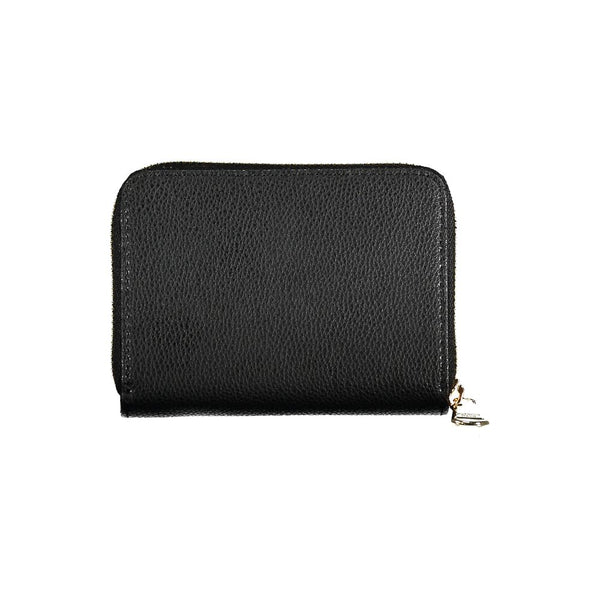 Black Leather Wallet Patrizia Pepe