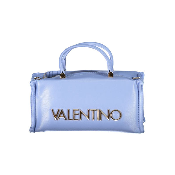Light Blue Polyethylene Women Handbag Valentino Bags