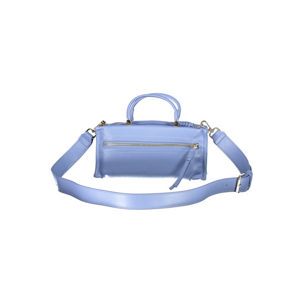 Light Blue Polyethylene Women Handbag Valentino Bags