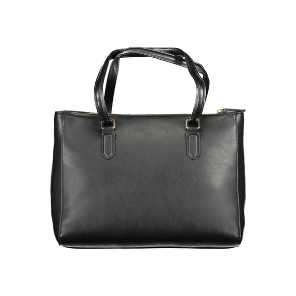Black Polyethylene Women Handbag Valentino Bags