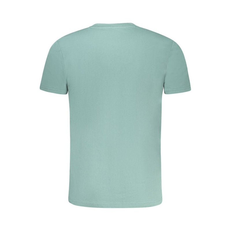 Green Cotton Men T-Shirt Lee