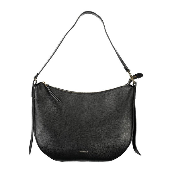 Black Leather Handbag Coccinelle